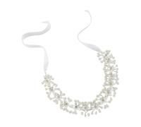 Imitation Pearls Headpiece Multifuntional Hair Accessory Beads Headwear Handmade Pearls Head Chain For Elegant Looks