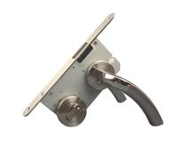 Imitation Precision cast Stamping Pattern Cover Handle Lock Bedroom Door Magnetic Silent Indoor Stainless Steel Split