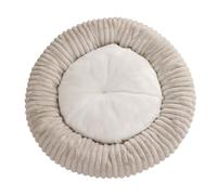 Imitation rabbit skin pet nest, donut shaped dog nest, cat nest, pet play nest, large pet nest, small pet nest (white, 80cmx80cmx20cm)