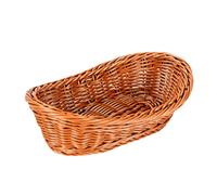 Imitation Rattan Woven Bread Basket Wicker Fruit Baskets for Food Serving Display Vegetables Home Kitchen Restaurant