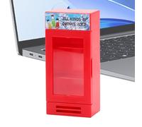 Imitation Toy | Realistic Model Cola Refrigerator, Decorative Desk Cola Dispenser for Collectors, Boys and Parties in the Home, Travel, Room