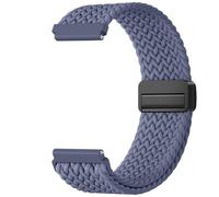 IMIVIO 18mm Magnetic Braided Nylon Bands Compatible with Garmin Vivoactive 4s/ Venu 3S/ Venu 2S/ Vivomove 3S/ Forerunner 255S/ 265S, Adjustable Stretchy Quick Release Replacement Strap for Women Men