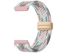 IMIVIO 20mm Magnetic Braided Nylon Bands Compatible with Samsung Galaxy Watch 7 Bands, Adjustable Stretchy Quick Release Replacement Strap for Galaxy FE 6/5/4 40mm 44mm, Garmin Vivoactive 6/5/3/Venu