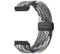 IMIVIO 22mm Magnetic Braided Nylon Bands Compatible with Garmin Venu 3/Venu 2, Adjustable Stretchy Quick Release Replacement Strap for Vivoactive 4 45mm/Forerunner 255/265/Music, Galaxy Watch 3 45mm