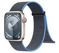 IMIVIO Compatible with Apple Watch Bands 40mm 44mm 45mm 38mm 41mm 42mm 46mm 49mm for Women Men, Adjustable Braided Sport Nylon Loop Bands for iWatch Series 10/9/8/7/6/5/4/SE/Ultra(Charcoal)