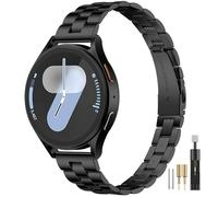 IMIVIO Slim Metal Compatible with Samsung Galaxy Watch 7 band, 20mm Stainless Steel Strap for Galaxy Watch Bands 40mm 44mm Women, Dressy Thin Chain Bands for Galaxy Watch FE/ 6/5/ 4/ Active 2