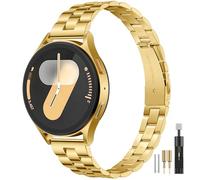 IMIVIO Thin Metal Compatible with Samsung Watch 7 bands, Adjustable Stainless Steel Replacement Strap for Galaxy Watch 7/FE/6/5/4 40mm 44mm /Galaxy 6 Classic/5 Pro/4 Classic/Active 2 Women Men