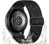 IMIVIO Water-Resistant Elastic Straps Compatible with Samsung Galaxy Watch 7 Strap - Galaxy Watch 6 5 4 FE 40mm 44mm Men Women, 20mm Nylon Stretch Sport Band for Samsung 6 4 Classic / 5 Pro
