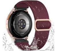 IMIVIO Water-Resistant Elastic Straps Compatible with Samsung Galaxy Watch 7 Strap - Galaxy Watch 6 5 4 FE 40mm 44mm Men Women, 20mm Nylon Stretch Sport Band for Samsung 6 4 Classic / 5 Pro