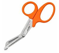 IMKRC - Bandage Shears Scissors EMT and Medical Scissors, for Nurses, Students, Emergency Room Paramedics - Perfect Nurse Scissors for First Aid, Tough Cuts (Orange, Large 7.5 Inches)