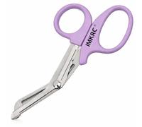 IMKRC - Bandage Shears Scissors EMT and Medical Scissors, for Nurses, Students, Emergency Room Paramedics - Perfect Nurse Scissors for First Aid, Tough Cuts (Lilac, Small 5.5 Inches)