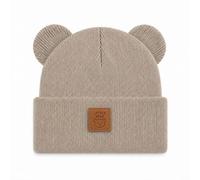 imKutie Baby Infant Beanie Hat Cute Bear Warm Knitted Hat for 0-24 Months | Lovely Newborn Little Bear Ears Winter Autumn Knit Baby Beanie Hats