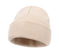 imKutie Kids Adults Family Matching Winter Hat, Baby Boys Girls Mom Dad Parent-Child Knit Hats Classic Solid Stretchy Warm Beanie Hat Beige