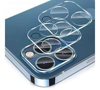 imluckies Design for 6.7" iPhone 12 Pro Max Camera Lens Protector, Built-in Camera Flash Black Circle, HD Clear Tempered Glass Camera Protection, 9H Anti-Scratch Lens Cover Flim [ 3 Pack]