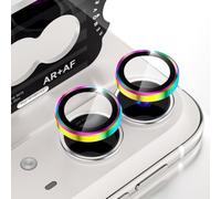 imluckies for iPhone Duo Camera Lens Protector AR+AF Clear, Colorful | HD Tempered Glass Anti-Glare & 9H Shatterproof Metal Lens Cover, Night Shooting Mode Camera Protection 2026