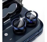 imluckies for iPhone Duo Camera Lens Protector AR+AF Clear, Night Sky | HD Tempered Glass Anti-Glare & 9H Shatterproof Metal Lens Cover, Night Shooting Mode Camera Protection 2026 - Blue