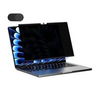imluckies Magnetic MacBook Privacy Screen for MacBook Air 13.6 & 13 Inch 2022-2025 (M2, M3, M4), Removable & Reusable Magnetic Anti-Glare Matte Protector Private Filter Filter with Lens Cover
