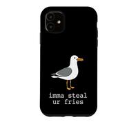 Imma Steal Ur Fries Funny Seagull Beach Summer Snacks Case for iPhone 11