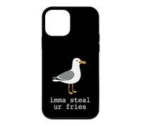 Imma Steal Ur Fries Funny Seagull Beach Summer Snacks Case for iPhone 12 mini