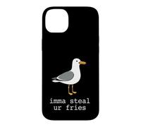 Imma Steal Ur Fries Funny Seagull Beach Summer Snacks Case for iPhone 14 Plus
