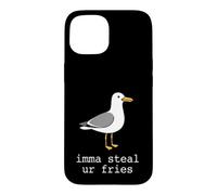 Imma Steal Ur Fries Funny Seagull Beach Summer Snacks Case for iPhone 15