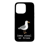Imma Steal Ur Fries Funny Seagull Beach Summer Snacks Case for iPhone 15 Pro Max