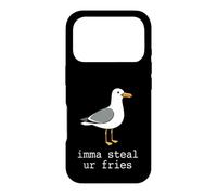 Imma Steal Ur Fries Funny Seagull Beach Summer Snacks Case for iPhone 17 Pro
