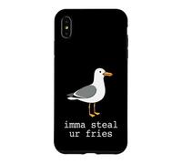 Imma Steal Ur Fries Funny Seagull Beach Summer Snacks Case for iPhone XS Max