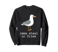 Imma Steal Ur Fries Funny Seagull Beach Summer Snacks Sweatshirt