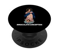 Immaculate Conception Mary Breviarium Traditional Catholic PopSockets Adhesive PopGrip