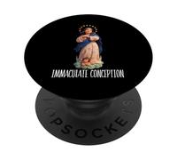 Immaculate Conception Mary Breviarium Traditional Catholic PopSockets Adhesive PopGrip