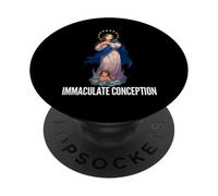 Immaculate Conception Mary Breviarium Traditional Catholic PopSockets Adhesive PopGrip