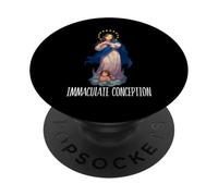 Immaculate Conception Mary Breviarium Traditional Catholic PopSockets Adhesive PopGrip