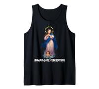 Immaculate Conception Mary Breviarium Traditional Catholic Tank Top