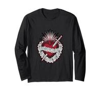 Immaculate Heart of Mary Marian Catholic Long Sleeve T-Shirt
