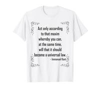 Immanuel Kant categorical imperative T shirt T-Shirt