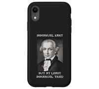 Immanuel Kant German Philosopher but at least tried Case for iPhone XR