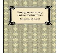Immanuel Kant Kant's Prolegomena to any Future Metaphysics Paperback Book Immanuel Kant Multicolor