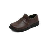 Immemorialm Mary Jane Shoes JK Commuter Uniform Loafers Women's Lolita Shoes Girls Japanese School College Gothic Moccasins Leather Flats, brown, 7 UK