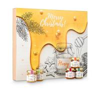 Immenwunder HoneyMood advent calendar with honey, 24x50g honeys from Around the World, honey set with exquisite, natural honeys - honey gift set for adults & children, Gelb
