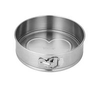 immer Baking Tin Stainless Steel Cheese Cake Pan Springform Cake Tin Uncoated PFAS-Free 18/8 Stainless Steel Dishwasher Safe (25 cm / 10 in.)