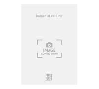 Immer ist es Eine. Vocal And Piano.