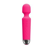 Immerse Creations Rechargeable Wand Vibrator with 20 Stimulating Modes & 7 Powerful Speeds - Waterproof Wands for Adults in Safe Silicone - Quiet Small & Slim Vibrating Magic Wand for Grown Ups