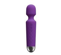 Immerse Creations Rechargeable Wand Vibrator with 20 Stimulating Modes & 7 Powerful Speeds - Waterproof Wands for Adults in Safe Silicone - Quiet Small & Slim Vibrating Magic Wand for Grown Ups