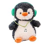 Immersed In A Musical Family Penguin Plush, Interesting Stress-Relieving Penguin Teddy, Soft And Fluffy Fur, Perfect For Cuddling And Playing For Valentine'S Day, Children'S Day (penguin,25cm/9.8in)
