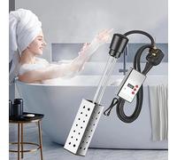 Immersion Heater - 1500W Portable Electric Water Heater with Digital Thermostat for Bathtub & Pool