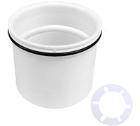 Immersion Pipe for Viega Tempoplex Model 6961.99 from Year of Manufacture 2006 No. 582982 Odour Trap Shower Immersion Pipe with Seal and 2 Drain Hair Catchers Diameter 69.6 mm