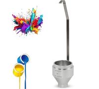 Immersion Viscosity Cup with Flow Nozzles for Testing Inks, Coatings, and Paints