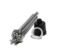 Immersion Water Heating Element 220V 380V 3KW 4.5KW 6KW 9KW 12KW Boiling Heater Resistance With Ground Screw SS304(DN40 47mm,110v,3KW 190mm)