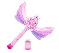 Immersive Playtime Accessory: Highlighting wings and a star-shaped charm stick, this bubble wand encourages creativity and provides hours of immersive role-playing entertainment for kids